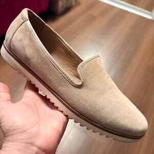 Clarks Serena Brynn Suede Slip On Loafers - Size 10 Womens